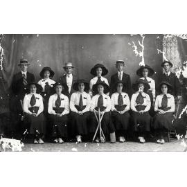 Members of Daking Smith’s Ladies Cricket Team, 1916