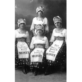Peace Bond Girls including Olive Chick, Myrtle Chick