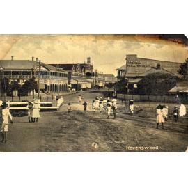 Children Playing in Ravenswood’s Main Street, 1908