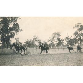 Crestor (Racehorse) winning a horse race