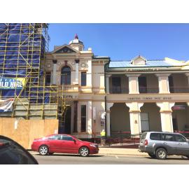 Post Office Showing Scaffolding Being Used to Refurbish the Clock Tower and Roof, 2019