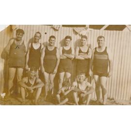 Group of Men in Bathing Costumes