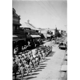 World War Two Parade of Soldiers, Gill Street