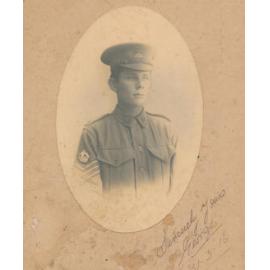 George ? soldier portrait, WW1