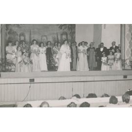 People on stage at the Theatre Royal