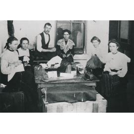 Susan Soden nee Carson and other women working at Joe Skein’s Tailor Shop, Ravenswood