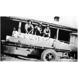 Delivery of Ore to the Venus Mill by Tom Carroll, Bill Carroll and Critchley in the 1930s
