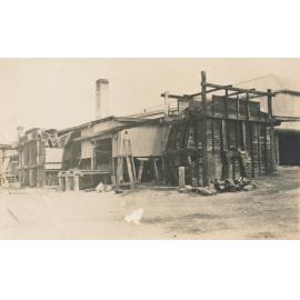 Rear Section of the Venus Mill Showing Water Wheel