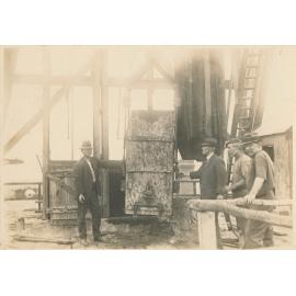 Four Men with Mine equipment, 1919