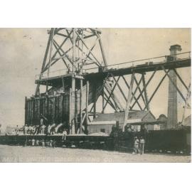 Ore Being Loaded Onto a Train at the Mills Day Dawn United Mine, 1905?