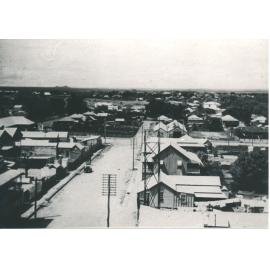 Bow Street Looking North from the Post Office Clock Tower, 1930?