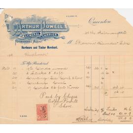 Arthur Powell Letterhead, 1913