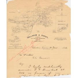 Sellheim and Dupuy Letterhead, 1892