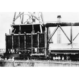 Train at Mills Day Dawn United Mine, 1887
