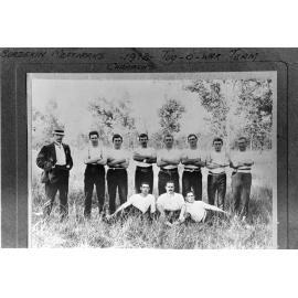 Burdekin Meatworks Tug-O-War Team Champions, 1912