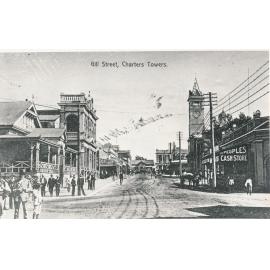 Gill Street, looking toward Mosman St intersection from Deane St intersection, circa 1895