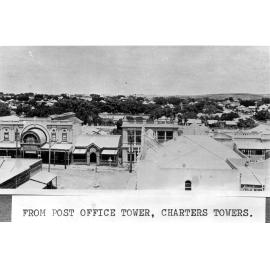 View of Mosman Street From Post Office Tower Charters Towers, circa 1930