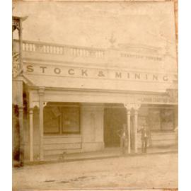 Stock & Mining Exchange, with London Chartered Bank, Mosman Street