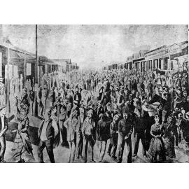 Photo of Painting of Typical Saturday Night in Mosman Street