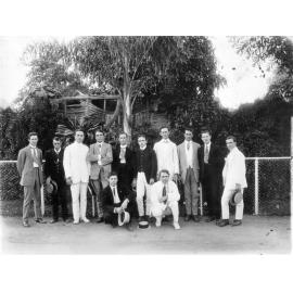 Group of Men in Lissner Park