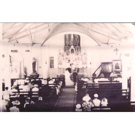 Wedding inside St Columba Catholic Church?