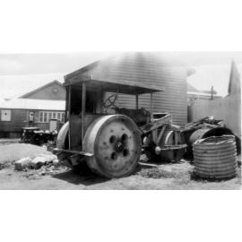 City Council Work Yard, Bow St With Steamroller
