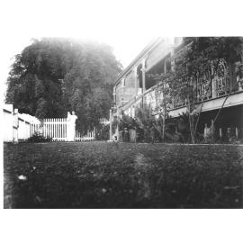 Mrs Wooster With Child in the Grounds of Her Mary Street House