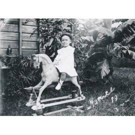 Horace Meredith Wooster on Rocking Horse