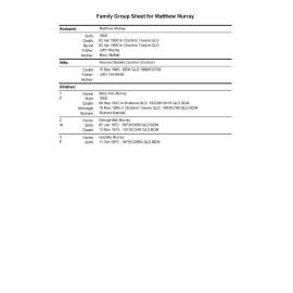 Family tree of Matthew Murray