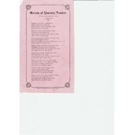 “Heroes of Charters Towers” poem